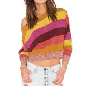 Free People Candyland Stripe pullover
